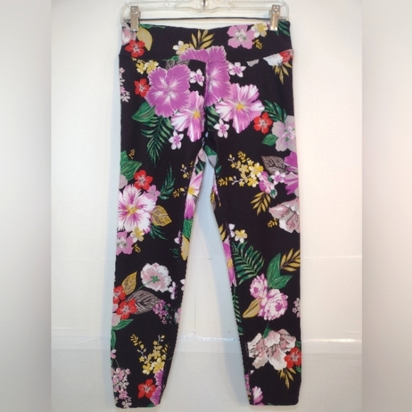 Calvin Klein women's floral print leggings size (M) - Picture 2 of 14